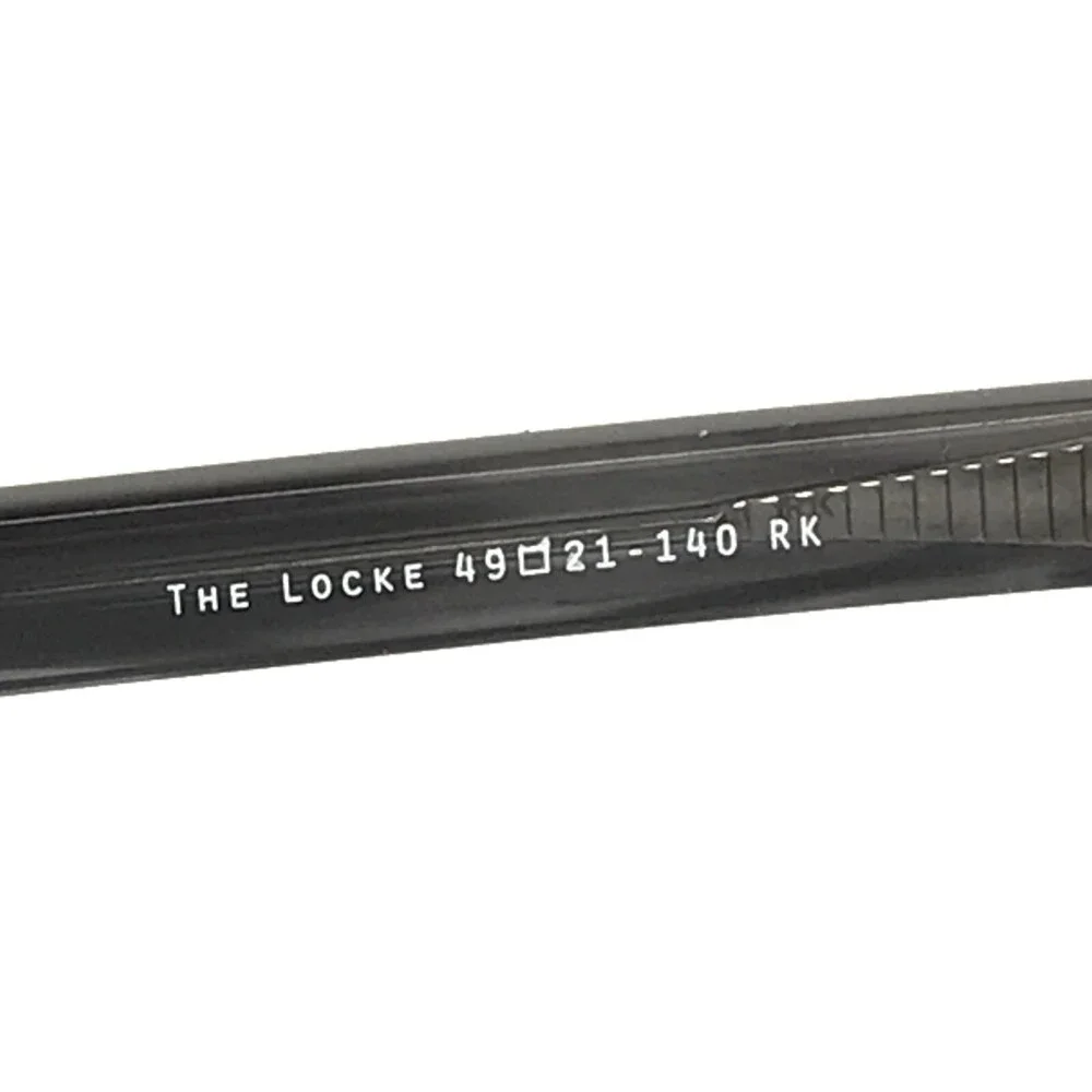 Penguin Eyeglasses Frames THE LOCKE RK Black Gray Arnel Johnny Depp 49-21-140